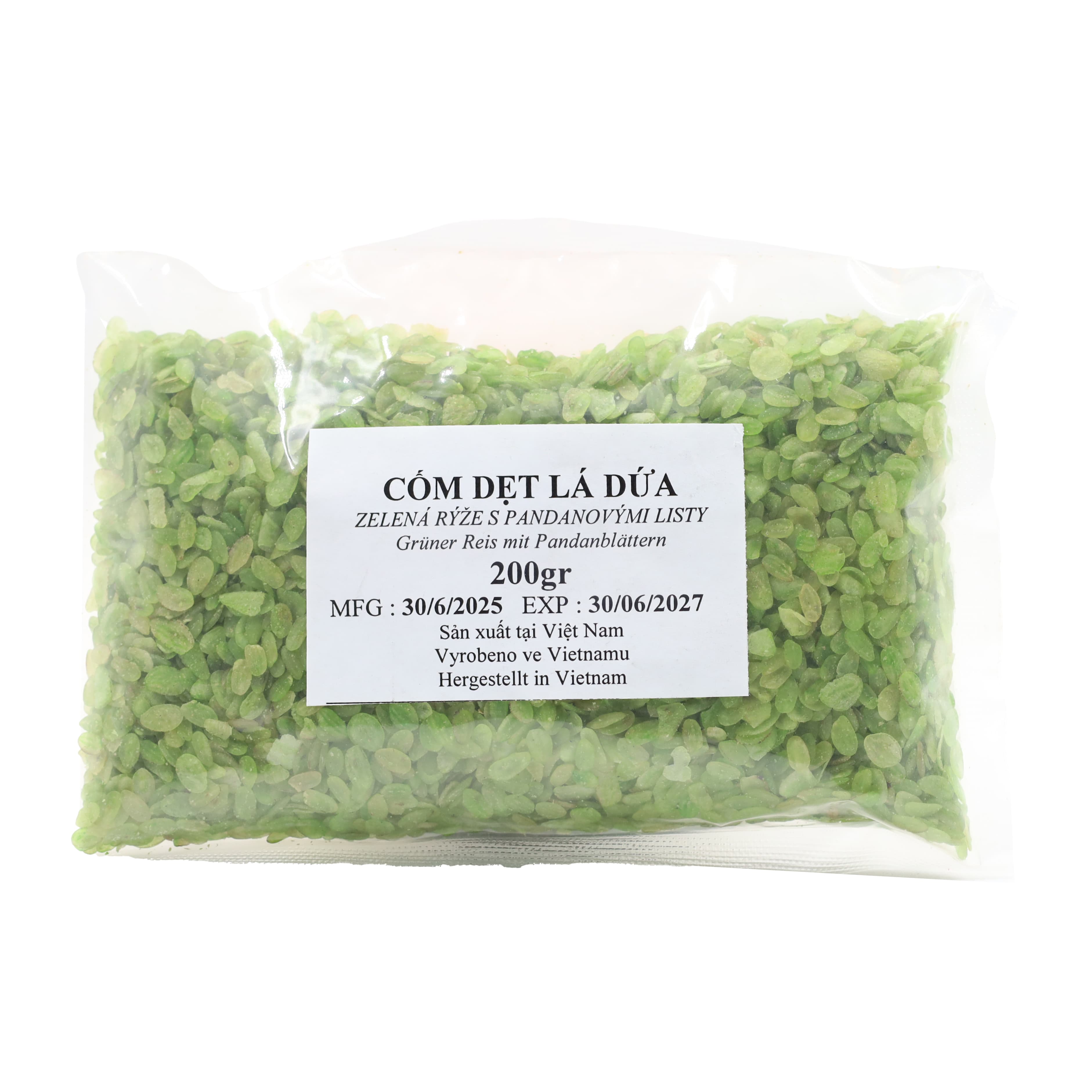 PANDAN FLATTENED RICE FLAKES 50X200G