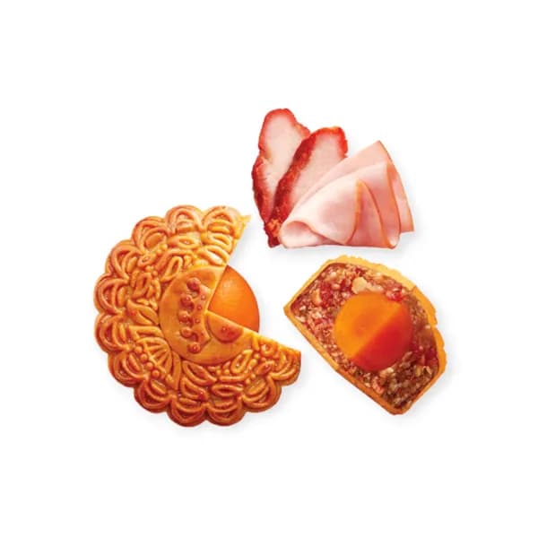 Baked Mooncake Kd3 Mixed Jambon with 2 Eggs 210g