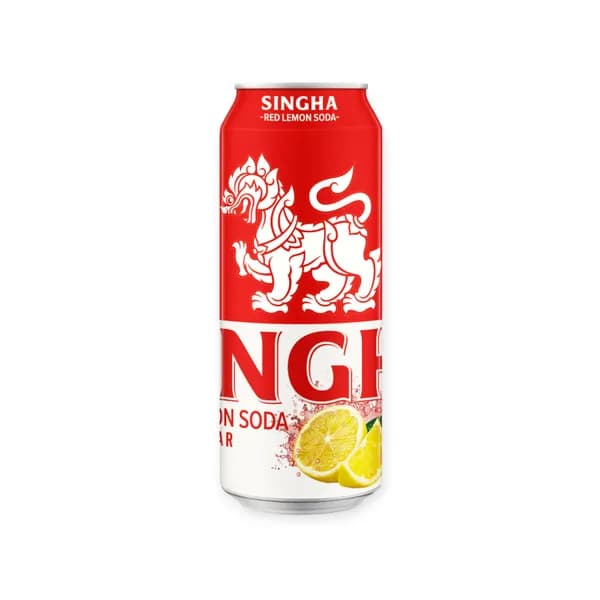 Red Lemon Soda - Sugar Free