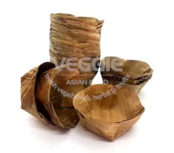 Banana Leaf Cup Wooden Pin Thailand 6cm 500g=85-90pcs